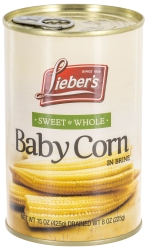 Sweet & Whole Baby Corn in Brine