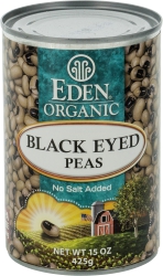 Eden Org Black Eyed Peas 15Z
