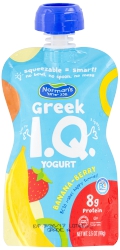 Greek I.Q. Banana Berry Yogurt Pouch