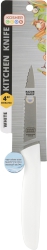 White Serrated Kitchen Knife