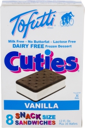 Tofutti Cuties Vanilla 12