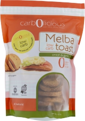 Low Carb Melba Toast Onion & Garlic