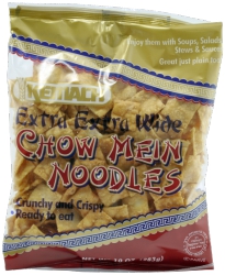 Extra Extra Wide Chow Mein Noodles Crunchy & Crispy