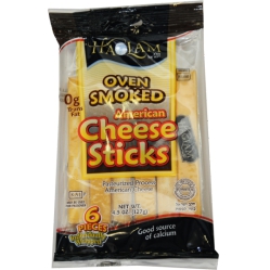 Smoked American Cheese Sticks 6 pcs