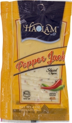 Sliced Natural Pepper Jack Cheese