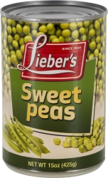 Lieb Sweet Peas 15 oz.