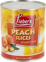 Peach Slices in Light Syrup