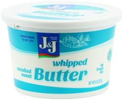 J&J Whipped Butter 8 oz.