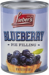 Lieb Pie Filling Blueberry