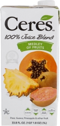 100% Medley of Fruits Juice Blend