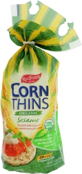 Organic Corn Thins Sesame 25 ct