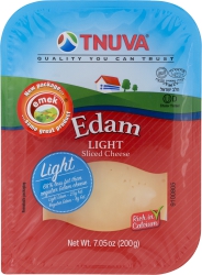 Sliced Light Edam Cheese