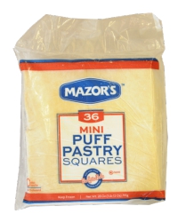 Mini Puff Pastry Squares 36 ct