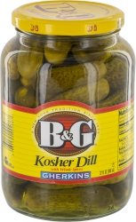 Kosher Dill Gherkins with Whole Spices