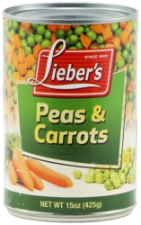 Lieb Peas&Diced Carrots