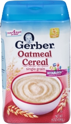 Single Grain & Grow Oatmeal Cereal