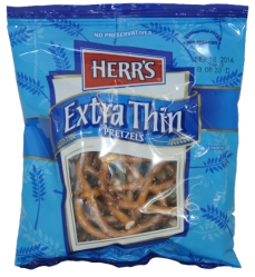 Herrs Thin Pretzels 1 oz