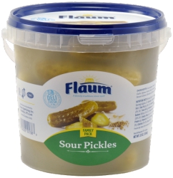 Flaum Sour Pickles Family Pk