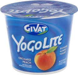 Givat N/F Peach Yogurt 5 oz