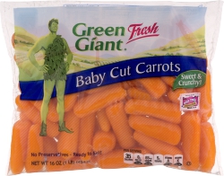 Carrots,Baby Green Giant
