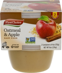 Fc Babyfood 2Pk Oatml/Apple