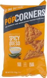 Spicy Queso Popped-Corn Snack