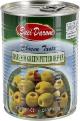 Green Pitted Olives