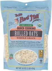 Organic Quick Cooking Whole Grain Rolled Oats