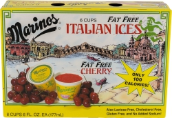 Italian Ices 6 Cups Marinos