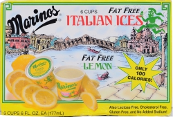Italian Ices 6 Cups Marinos