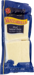 Sliced Mozzarella Cheese
