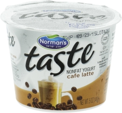 Non-Fat Cafe Latte Flavored Yogurt