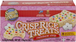 Marshmallow Crisp Rice Treats Rainbow Chip 8 Ct
