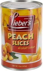Peach Slices in Light Syrup