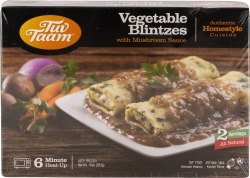 Vegetable Blintzes with Mushroom Gravy 2 ct