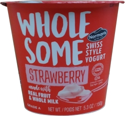 Normans Whole Some Strawberry Yogurt 5