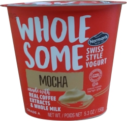 Normans Whole Some Mocha Yogurt 53 oz
