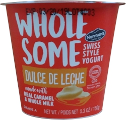 Normans Whole Some Dulce De Leche Yogur