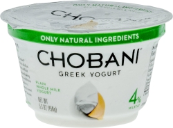Chobani  Plain  4% Grk Yogur