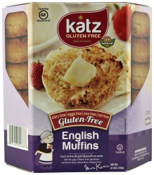 Katz G/F English Muffins 8.5
