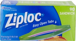 Ziploc Sandwich 90Ct