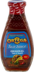Ortega Taco Sauce Hot 8oz