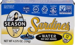 Sardines In Water No Salt Added