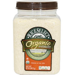 White Organic American Style Jasmine Rice