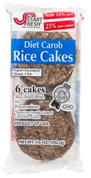 Diet Carob Rice Cakes