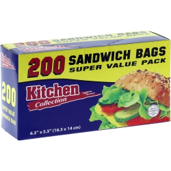 Kc Sandwich Bags 200 Ct
