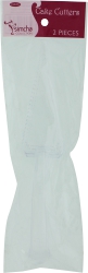 Sim Cake Cutter Clear 2Ct