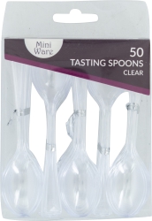 Sc Miniware Spoons Clr 50Ct