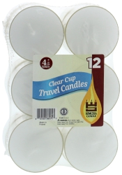 Simcha Clear Tealights 12Pk