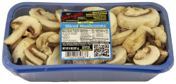Mushrooms, Sliced 8Z